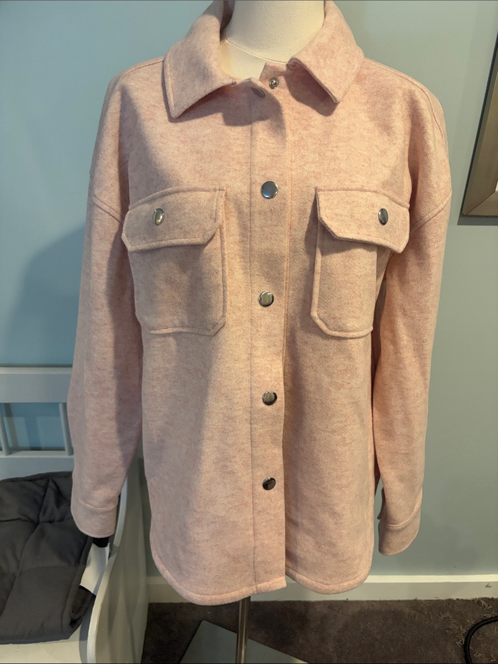 Like new pink shacket